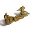 Rare Antique African Bronze Ashanti Gold Weight - Two Birds On A Snake Sculptures & Statues photo 4