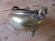 Large Solid Bronze Or Brass Xuande Antique Incense Burner,  Censer 21cm 1.  57kg Bowls photo 3