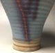 Rare Chinese Porcelain Jun Kiln Red & Blue Glaze Vase Vases photo 6