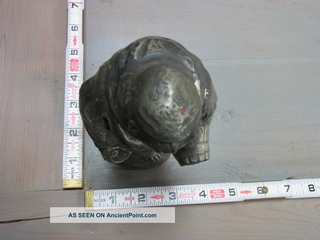 Zq23 Monk Pewter Figure Vintage German 1970´s Metalware photo