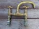 Vintage Solid Brass Copper Mixer Taps Sink Basin Bath Antique Old Salvage Other Antique Hardware photo 5
