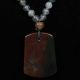 Chinese Natural Agate Exquisite Handmade Polished Necklace Amulets 12.  99inch Necklaces & Pendants photo 2