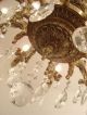15 Light Bronze/brass Chandelier Crystal Old Antique Chandeliers, Fixtures, Sconces photo 1