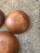 3 Vintage Woodcroftery Round Wooden 6 In Small Salad Bowls Bowls photo 3