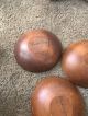 3 Vintage Woodcroftery Round Wooden 6 In Small Salad Bowls Bowls photo 4