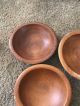 3 Vintage Woodcroftery Round Wooden 6 In Small Salad Bowls Bowls photo 6