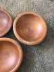 3 Vintage Woodcroftery Round Wooden 6 In Small Salad Bowls Bowls photo 7