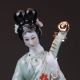 Chinese The Color Porcelain Handwork Carved Gril Statues G358 Other Antique Chinese Statues photo 1