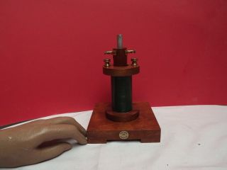 Induction Coil ( ) Demonstration Coil (fine) Philip Harris (mahogany) photo