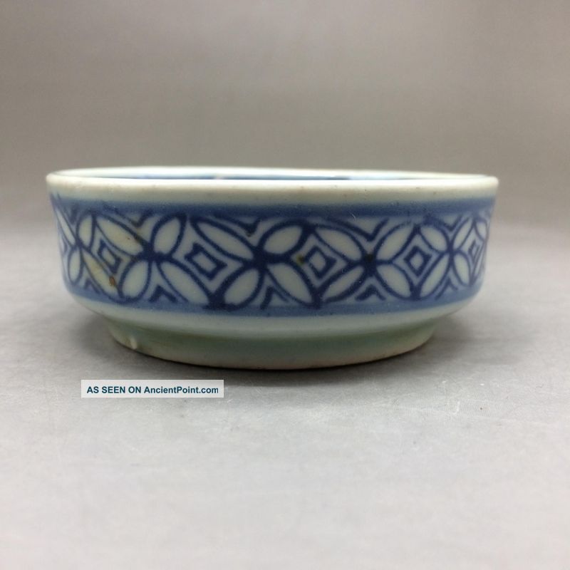 China Pure Hand Painting Flowers - Blue And White Porcelain Bowl Other Antiquities photo