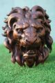 Stunning 17thc Gothic Wooden Oak Lion Head Corbel With Intricate Carving C1680s Corbels photo 2