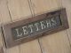 Ex Display Victorian Old Style Brass Letter Box Vintage Edwardian Georgian Style Other Antique Hardware photo 2