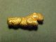 Sassanian Solid Gold Amulet Circa 224 - 642 Ad.  (quadruped) Near Eastern photo 1