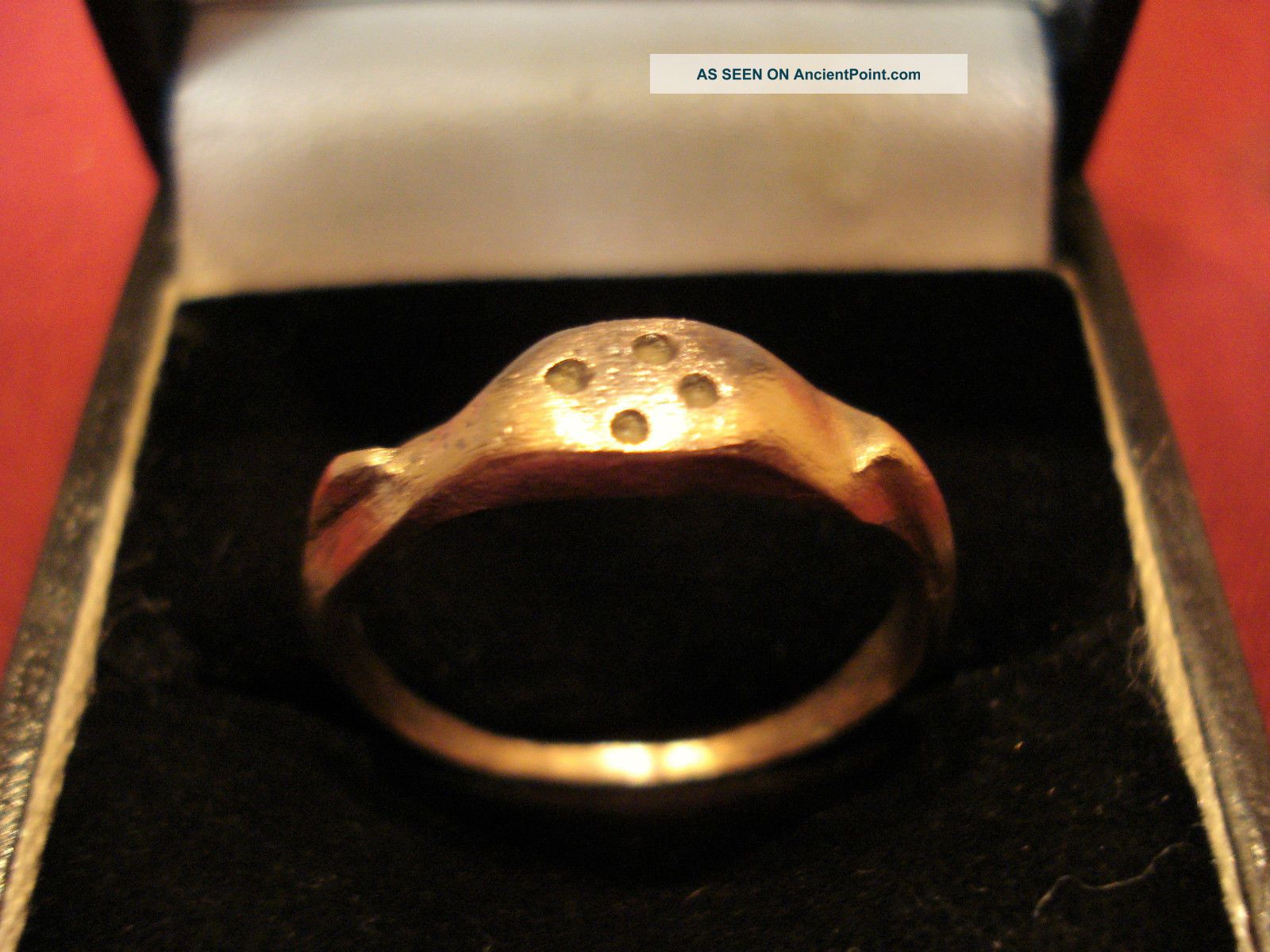 Ancient Roman Bronze Ring - - Detector Find Roman photo