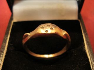 Ancient Roman Bronze Ring - - Detector Find photo