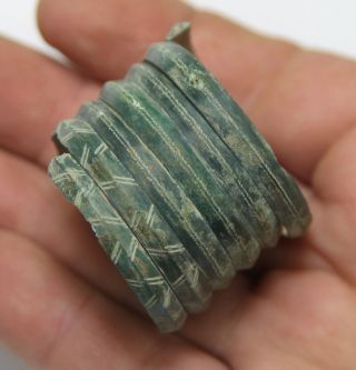 Ancient Viking Bronze Bracelet Snake Type.  Weight - 30g photo