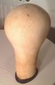 Vintage Table Mount Millinery Canvas Mannequin Wig Stand Industrial Molds photo 2