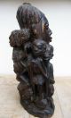 Vintage African Carved Ebony Tree Of Life Makonde Ujamaa Sculpture Other African Antiques photo 2