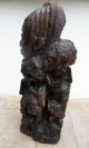 Vintage African Carved Ebony Tree Of Life Makonde Ujamaa Sculpture Other African Antiques photo 4