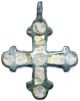 Authentic Viking Enameled Cross Pendant - Wearable Artifact - Qr39 Roman photo 1