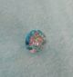 Swirlback Blue Pebbled/berry Molded Paperweight Button 1840 ' S - 1870 ' S Buttons photo 2