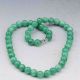Chinese Collectible Handwork Green Jade Prayer Bead Necklace G986 See more chinese green jade bead necklace photo 3