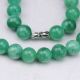 Chinese Collectible Handwork Green Jade Prayer Bead Necklace G986 See more chinese green jade bead necklace photo 4