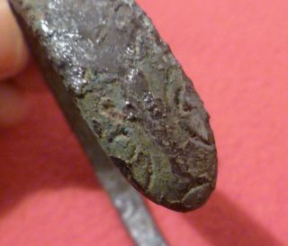 Viking Ancient Artifact - Bronze Snake Bracelet Circa 700 - 800 Ad - 3344 photo
