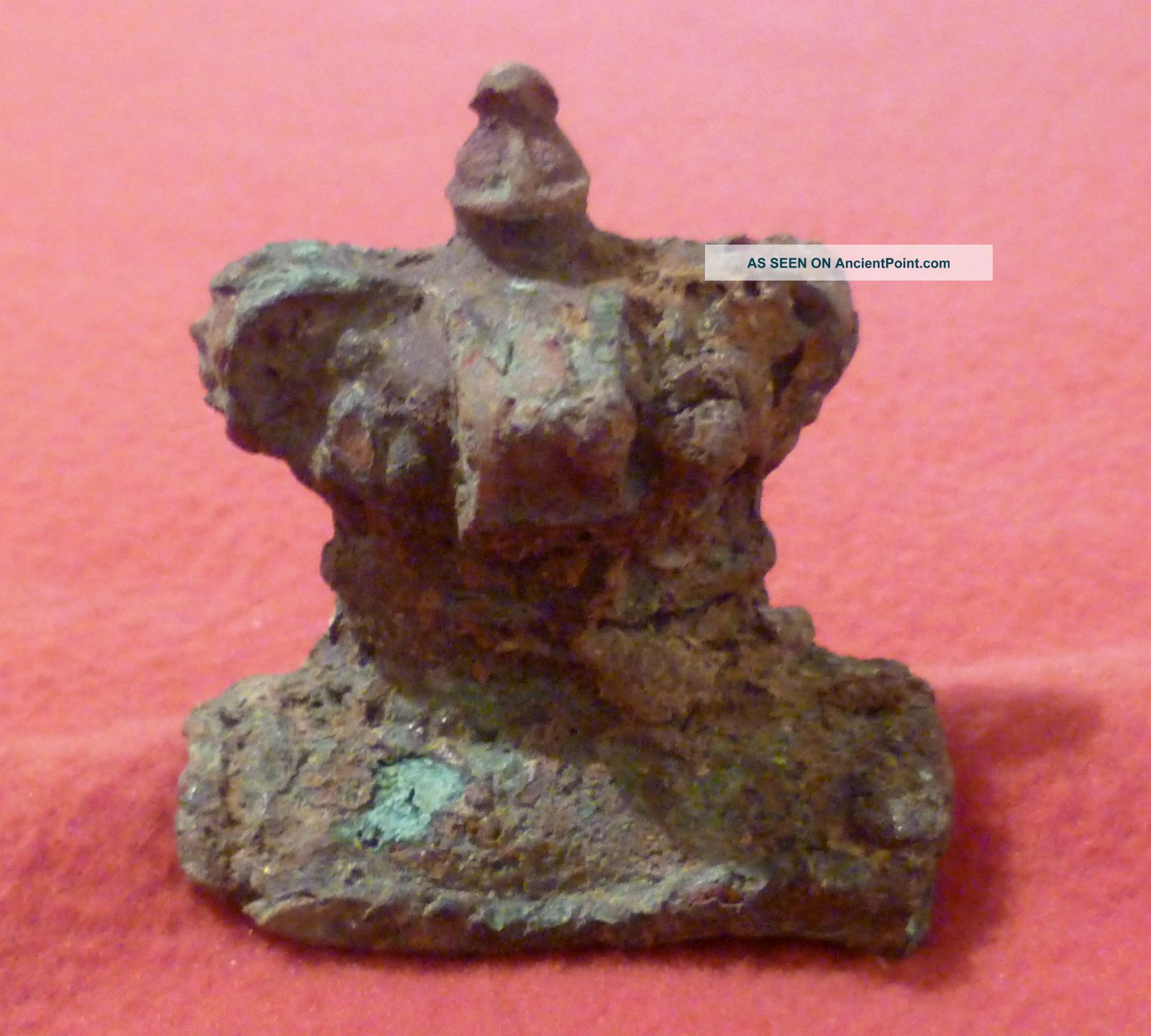 Roman Ancient Bronze Chariot Applique Statuette Circa 200 - 400 Ad - 3346 Roman photo