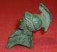 Roman Ancient Bronze Applique Statuette - Bust Of God Mars Circa 200 - 400 Ad Roman photo 2
