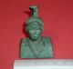 Roman Ancient Bronze Applique Statuette - Bust Of God Mars Circa 200 - 400 Ad Roman photo 7