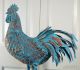 Large Strutting Rooster 3d Weathervane Aged Copper Patina Handcrafted Weathervanes & Lightning Rods photo 3