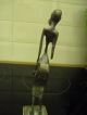 A Lovely Vintage African Bronze Female Figure Other African Antiques photo 3