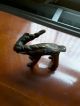 Rare Antique African Tribal Cast Bronze Ashanti Akan Gold Weight - Antelope Other African Antiques photo 4