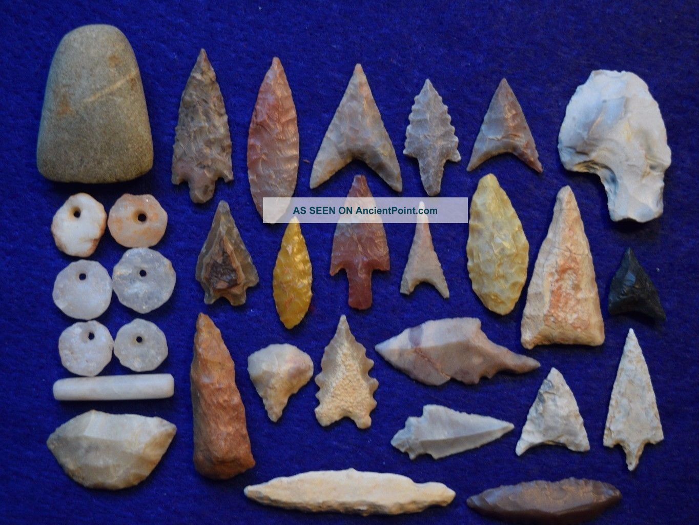 30,  Diverse Sahara Neolithic Relics,  And 1 Paleo Aterian Stemmed Tool Neolithic & Paleolithic photo