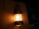 Vintage - Perkins Marine Lamp Perko Brass Lamp - - - 110 V Electric Hanging Light Lamps & Lighting photo 1