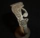 Unique Celtic Ancient Artifact Silver Ring - Great Details Circa 200 - 100 Bc Roman photo 1