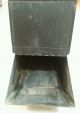 Vintage Brass & Cast Iron Coal Scuttle Box Ash Can Fireplace Hearthware Hearth Ware photo 5