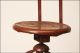 Vintage Industrial Drafting Stool Chair Factory Swivel Loft Wood Metal Toledo 1900-1950 photo 4