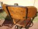 Antique Vintage 3 Leg Industrial Steel Wood Drafting Machinist Bar Stool Chair 1900-1950 photo 2