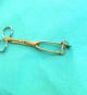 Antique 19th Cent.  French Tongue Forceps Medical Surgical Anesthesia Instrument Surgical Tools photo 2