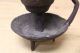 Museum Quality 17th C American Cast & Wrought Iron Grease Or Betty Lamp Primitives photo 4