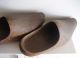 Antique Wooden Shoes / Clogs,  Made In Versailles / France,  1908, Other Ethnographic Antiques photo 8