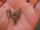 Ancient Celtic Bronze Earring 600 - 400 B.  C.  With Pin Celtic photo 6