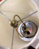 Vintage Laurel Cork & Chrome Table Lamp W/ Shade Mid-Century Modernism photo 1