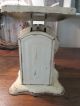 Vintage American Family Scale 25 Lbs Kitchen Baby Off - White Shabby Country Decor Scales photo 2