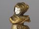 Rare French 1930 Art Deco Chryselephantine Sculpture From A.  Gory Art Deco photo 5