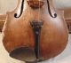 Antique German Antonius Stradiuarius 4/4 Violin W/ Case & Two Bows String photo 5