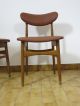 Nr.  4 Of 1960’s Vintage Chairs In Hans Wegner Danish Style - Ponti Buffa Era 1900-1950 photo 3