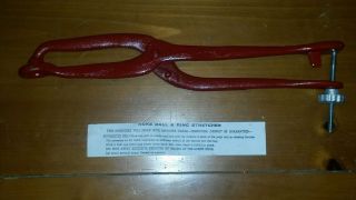 Ball And Ring Shoe Stretcher Cast Iron Hoke Hook & Ball Cobbler Tool Bunion Corn photo
